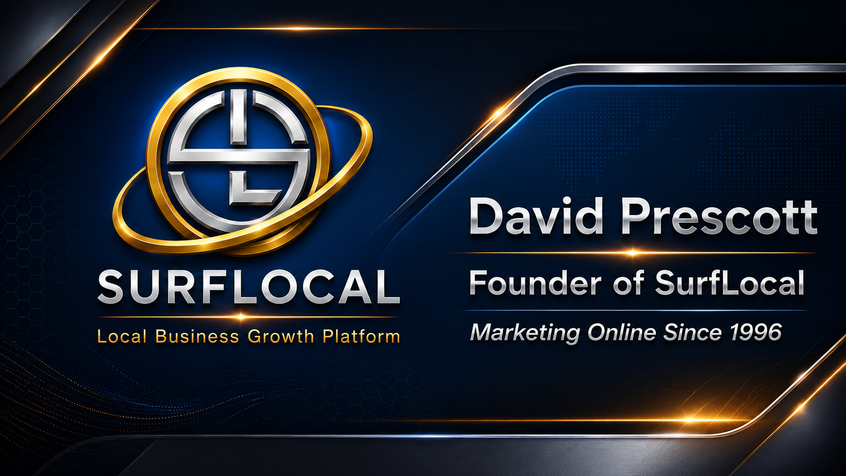 SurfLocal Opportunity Engine business card preview