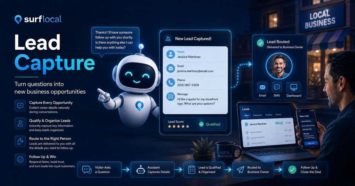 Chatbot lead capture