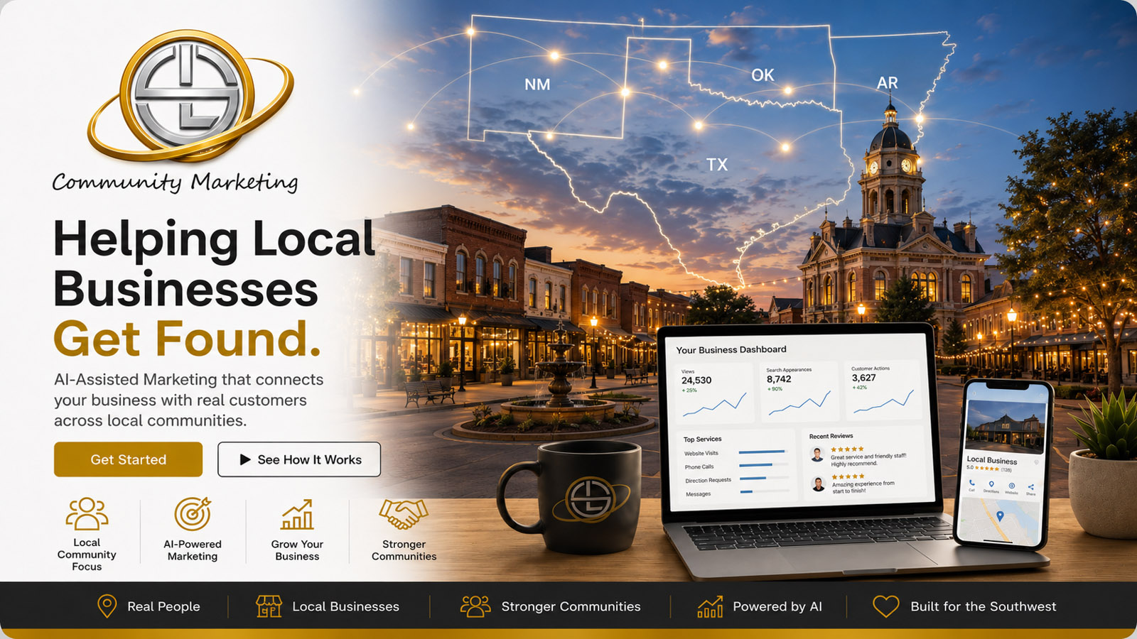 Local business marketing and customer discovery for Ashdown Arkansas ads, coupons, services, and deals
