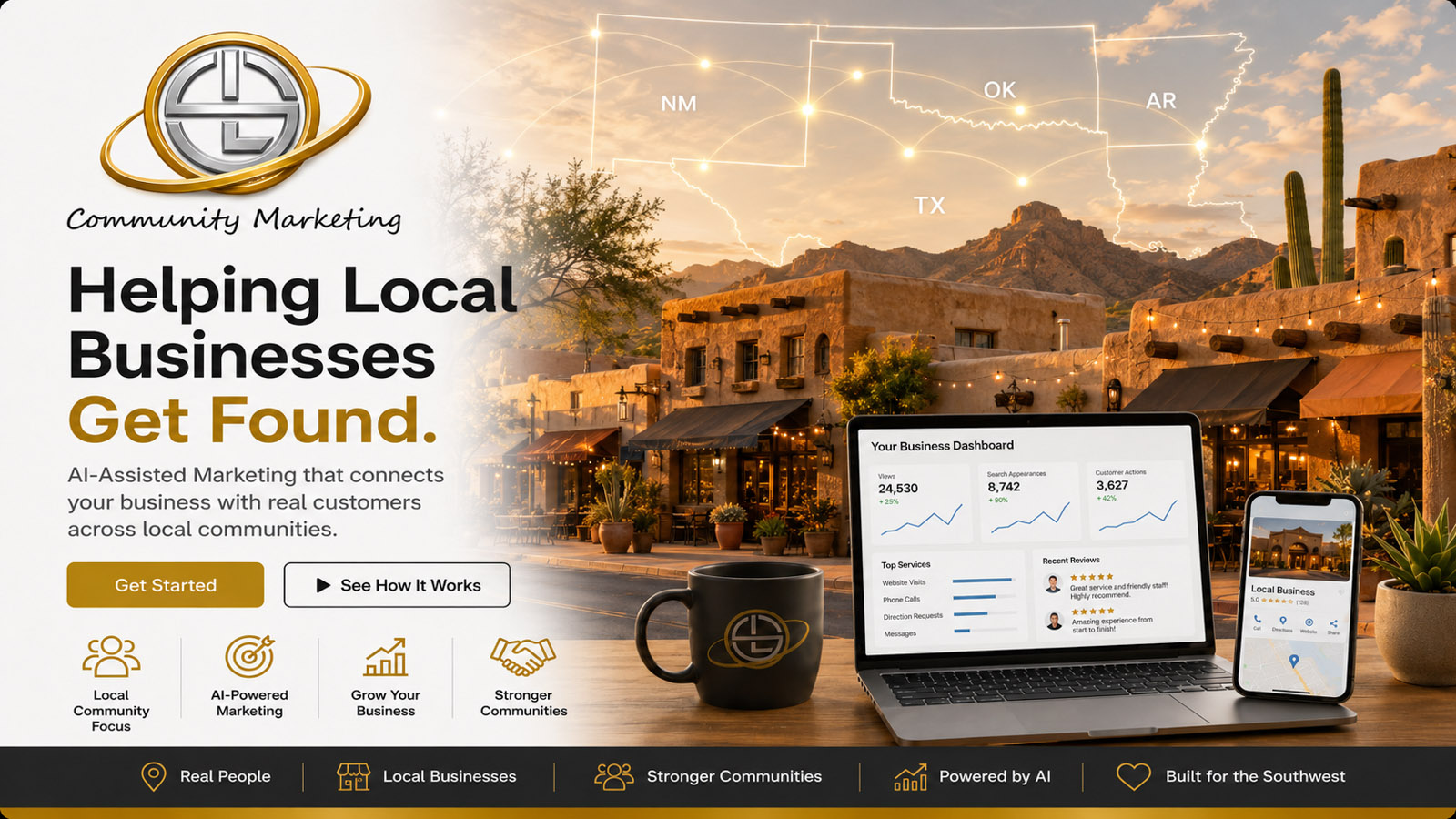 Harlingen Texas local business discovery, coupons, premium ads, services, and community offers